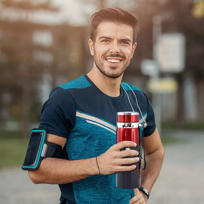 Gourde isotherme 1L idéale pour le sport et la randonnée