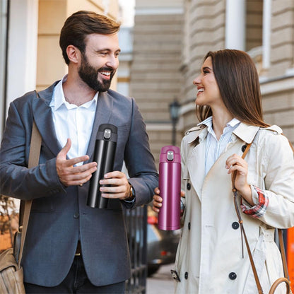 Gourde isotherme utilisée en déplacement urbain