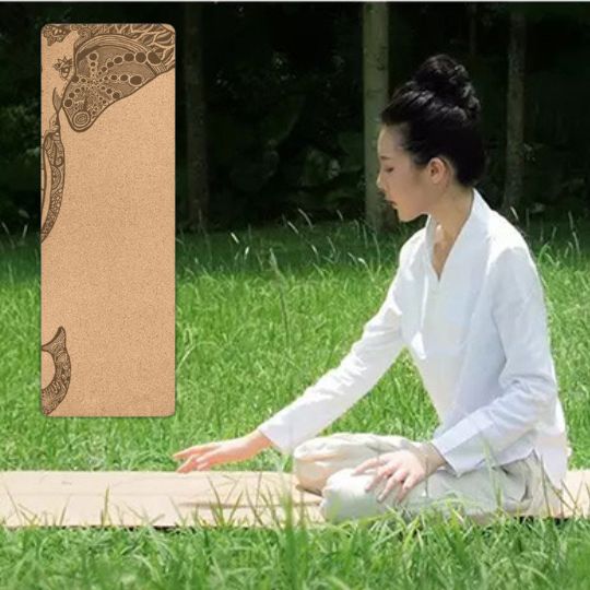 Tapis pour le yoga | Liège naturel